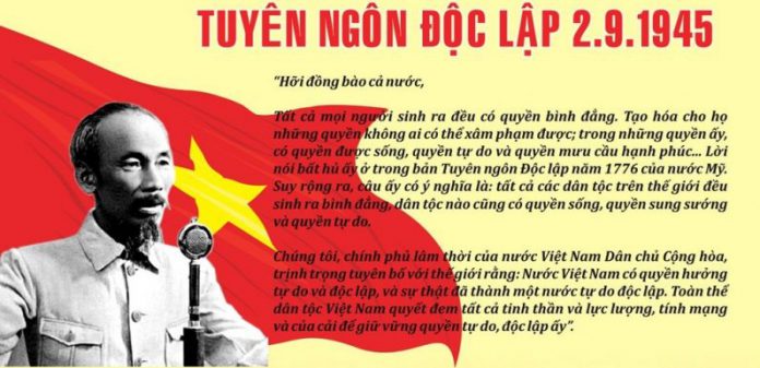Văn Mẫu Phân tích Tuyên ngôn Độc lập của Chủ tịch Hồ Chí Minh.