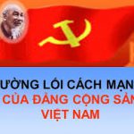 Ngân hàng câu hỏi và đáp án môn Đường lối cách mạng của Đảng cộng sản Việt Nam 2019